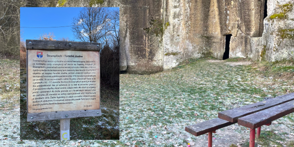 Krupina Turecké studne lavička